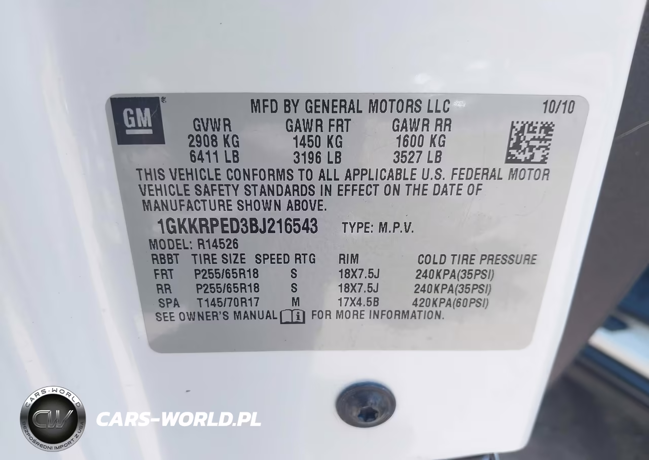 2011 GMC Acadia Sle VIN:1GKKRPED3BJ216543 - 9