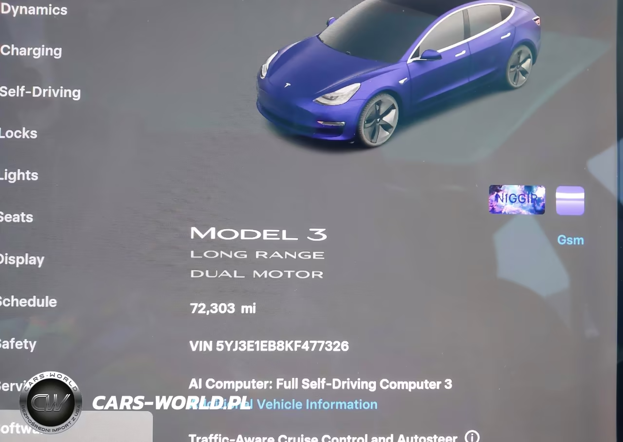 2019 Tesla Model 3 Long Range-Performance VIN:5YJ3E1EB8KF477326 - 7