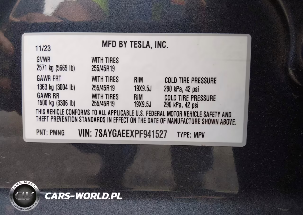 2023 Tesla Model Y Awd-Long Range Dual Motor All-Wheel Drive VIN:7SAYGAEEXPF941527 - 9