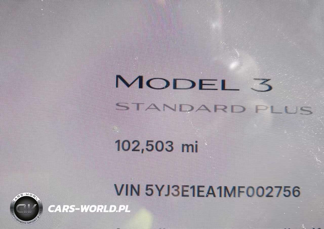 2021 Tesla Model 3 Standard Range Plus Rear-Wheel Drive VIN:5YJ3E1EA1MF002756 - 15