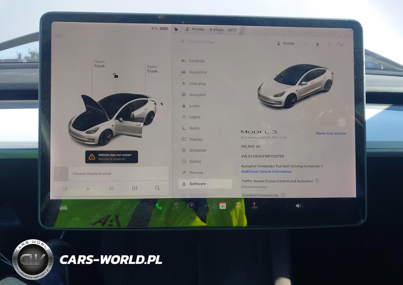 2021 Tesla Model 3 Standard Range Plus Rear-Wheel Drive VIN:5YJ3E1EA1MF002756 - 18