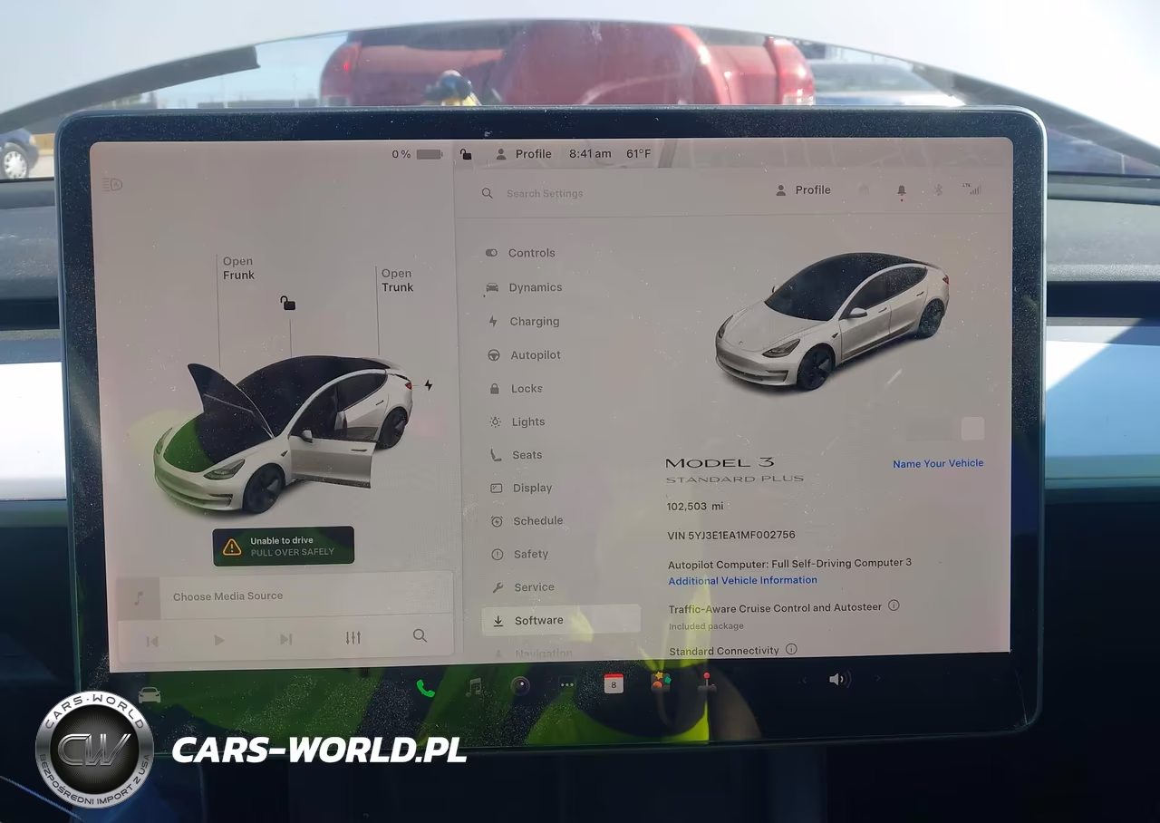 2021 Tesla Model 3 Standard Range Plus Rear-Wheel Drive VIN:5YJ3E1EA1MF002756 - 7