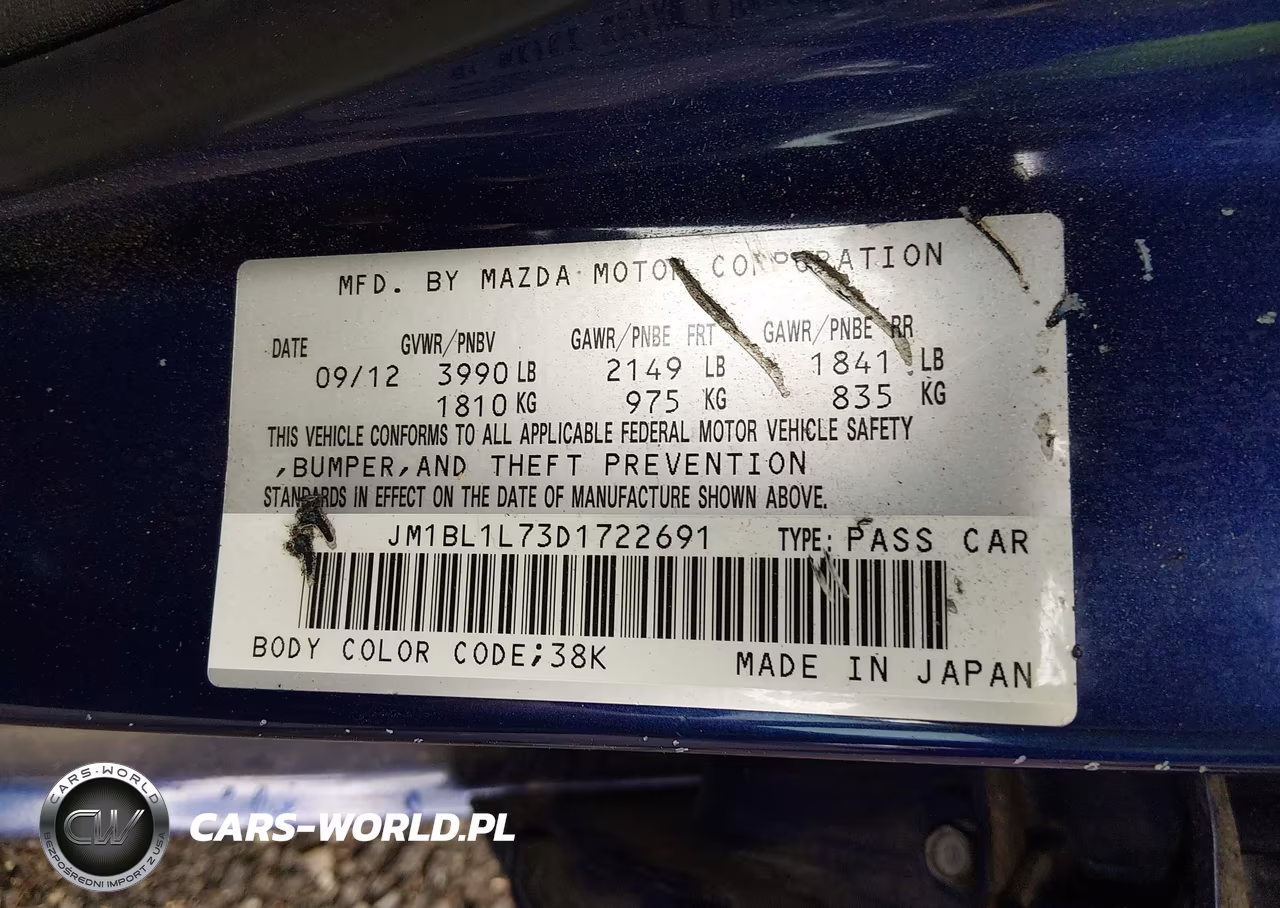 2013 Mazda Mazda3 I Touring VIN:JM1BL1L73D1722691 - 9