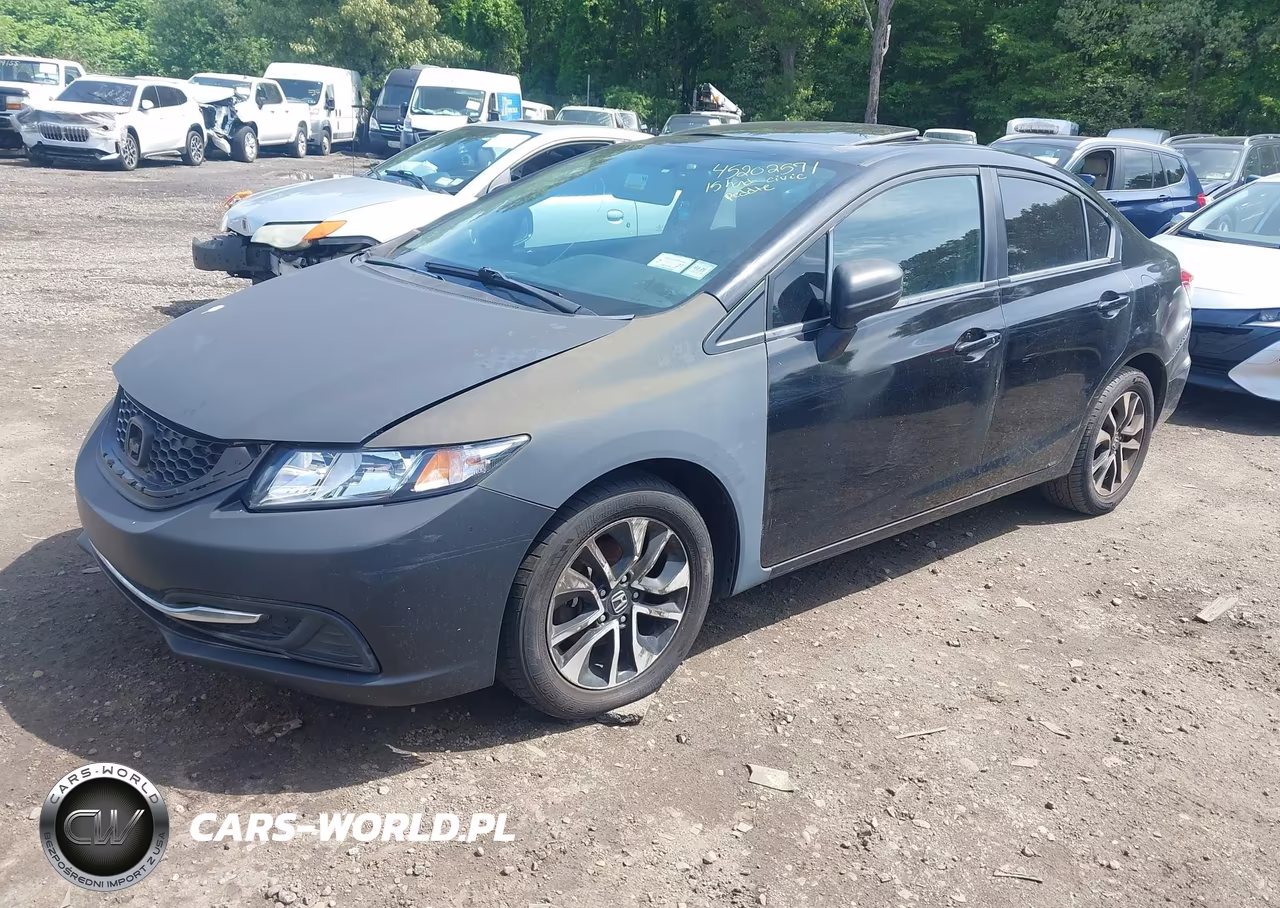 2015 Honda Civic Ex VIN:2HGFB2F84FH548733 - 2