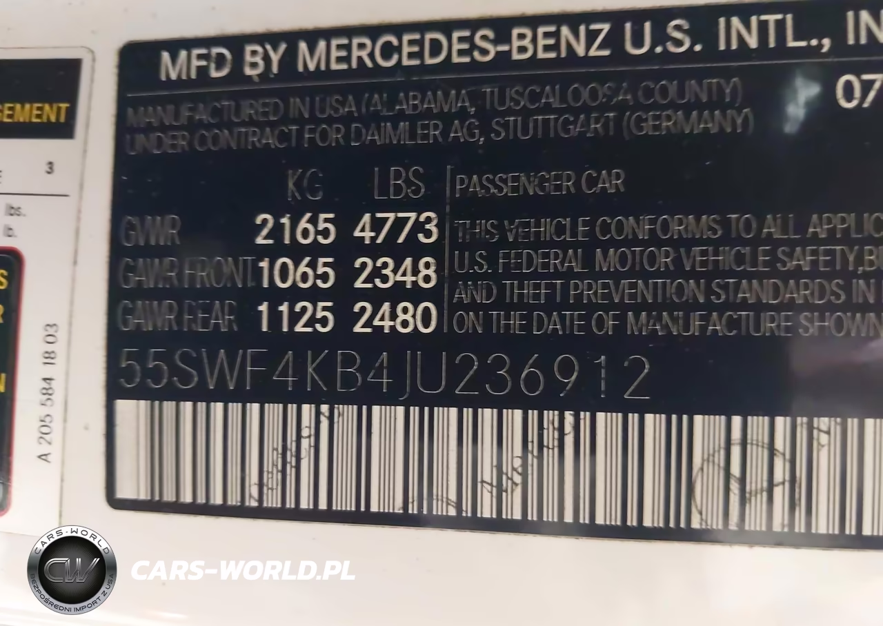 2018 Mercedes-Benz C 300 4Matic VIN:55SWF4KB4JU236912 - 9