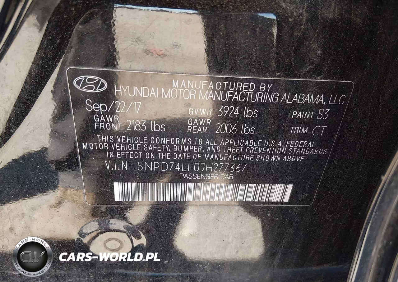 2018 Hyundai Elantra Se VIN:5NPD74LF0JH277367 - 9