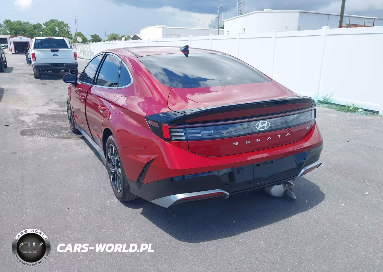 2024 Hyundai Sonata Sel VIN:KMHL64JA8RA370819 - 3
