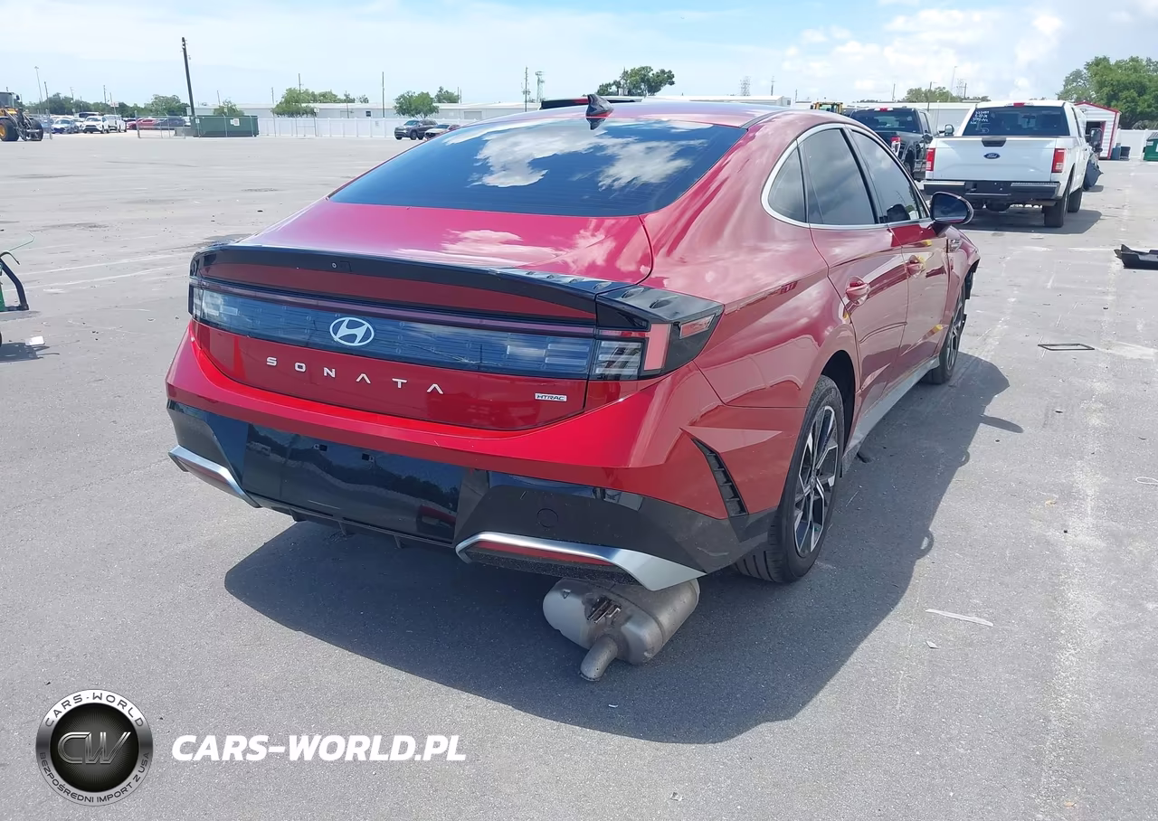 2024 Hyundai Sonata Sel VIN:KMHL64JA8RA370819 - 4