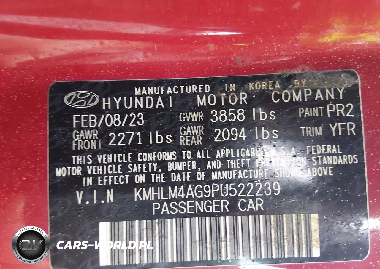 2023 Hyundai Elantra Sel VIN:KMHLM4AG9PU522239 - 9