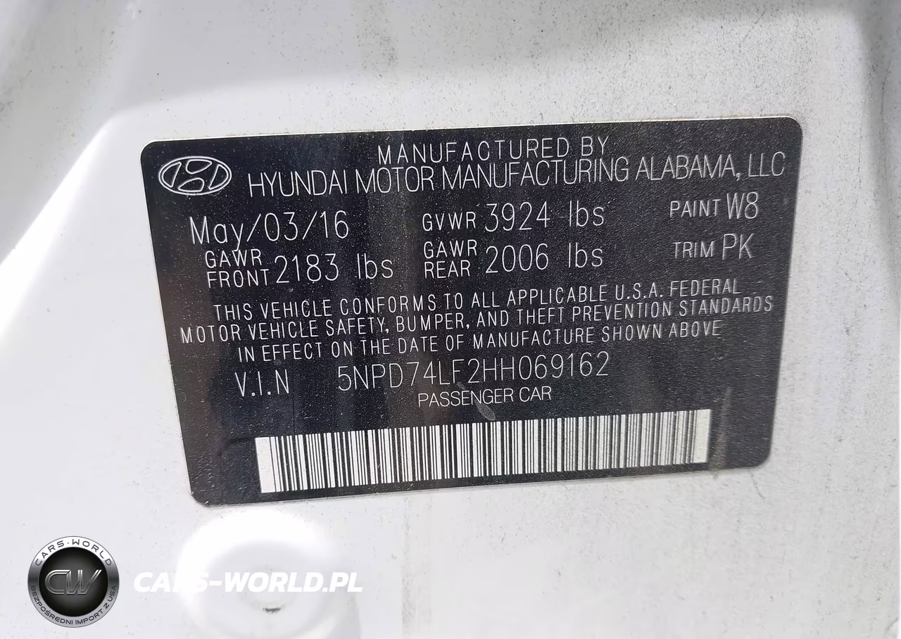 2017 Hyundai Elantra Se VIN:5NPD74LF2HH069162 - 9