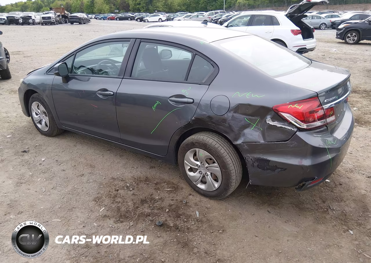 2013 Honda Civic Lx VIN:2HGFB2F53DH523261 - 3