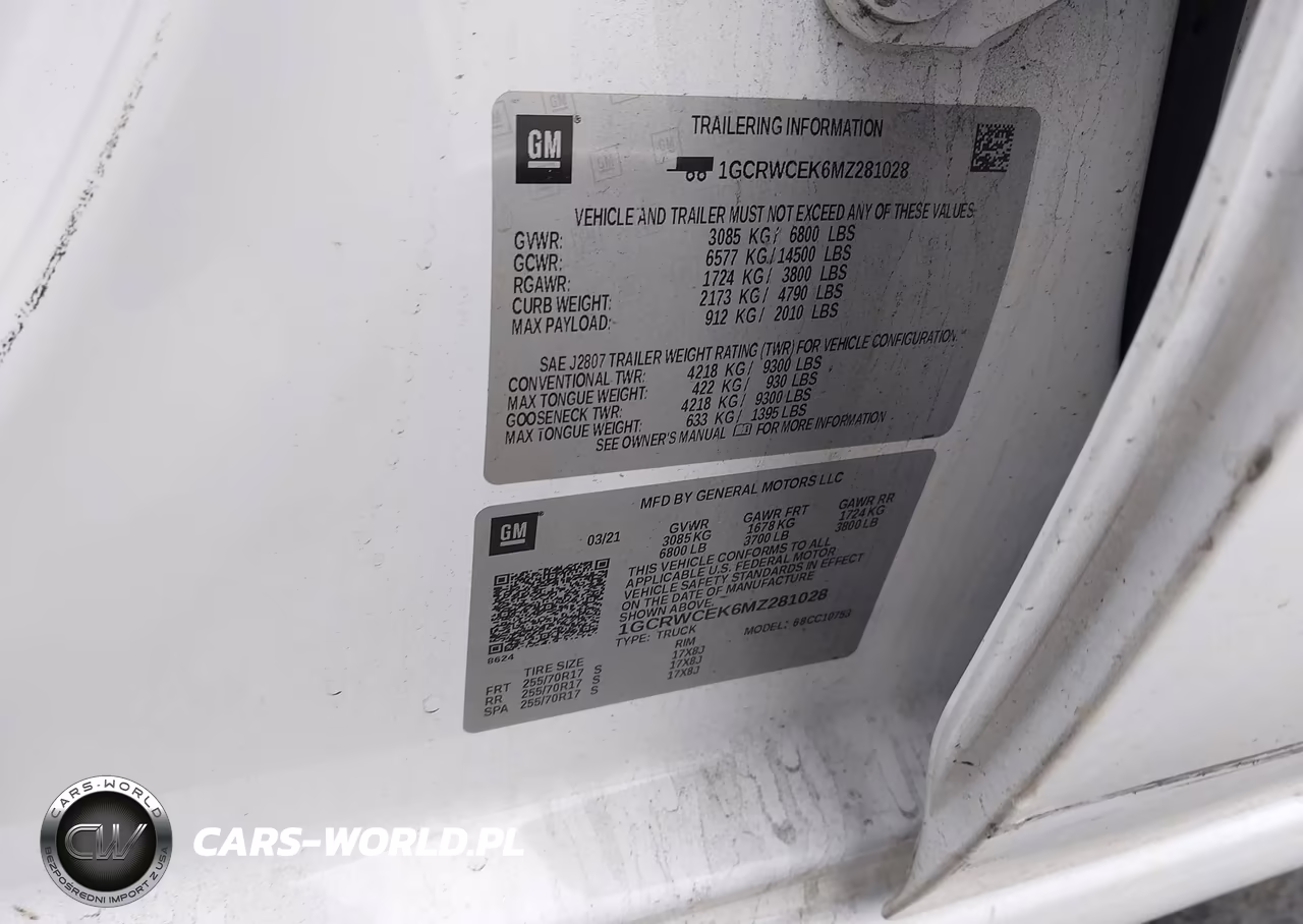 2021 Chevrolet Silverado 1500 2Wd Standard Bed Lt VIN:1GCRWCEK6MZ281028 - 9