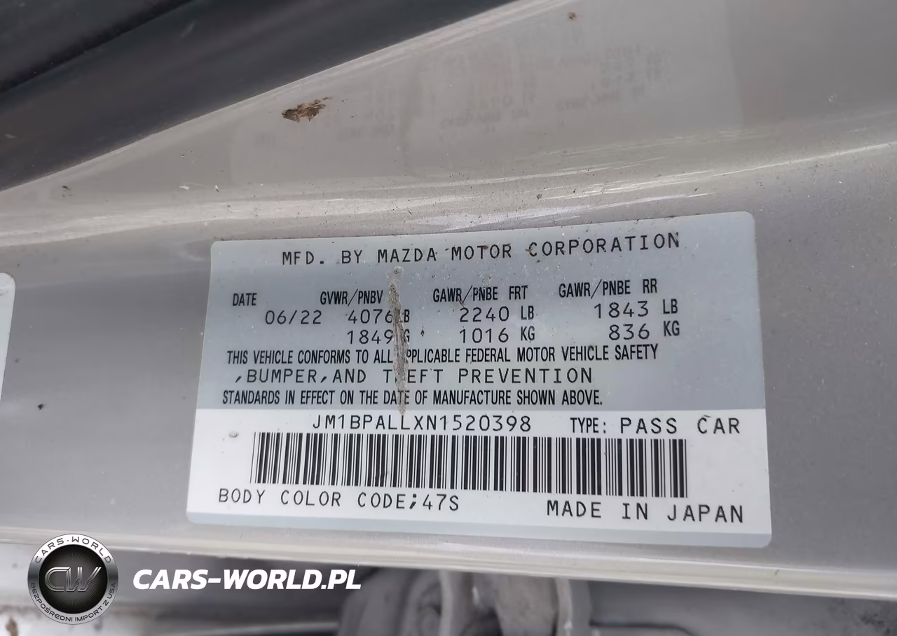 2022 Mazda Mazda3 Preferred VIN:JM1BPALLXN1520398 - 9