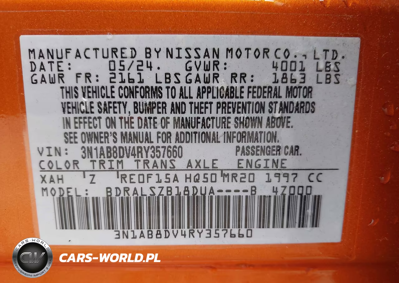 2024 Nissan Sentra Sr Xtronic Cvt VIN:3N1AB8DV4RY357660 - 9