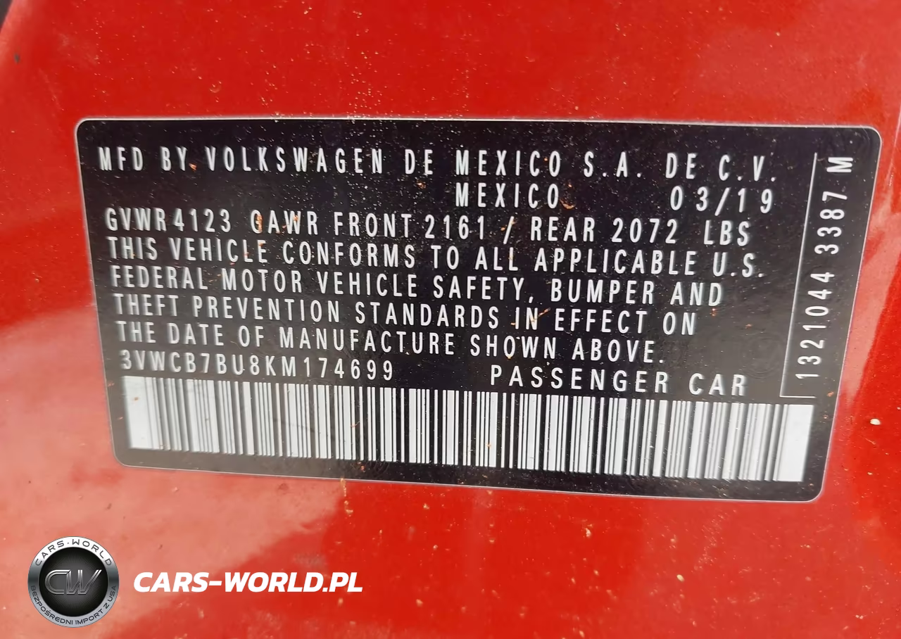 2019 Volkswagen Jetta 1.4T R-Line-1.4T S-1.4T Se VIN:3VWCB7BU8KM174699 - 9