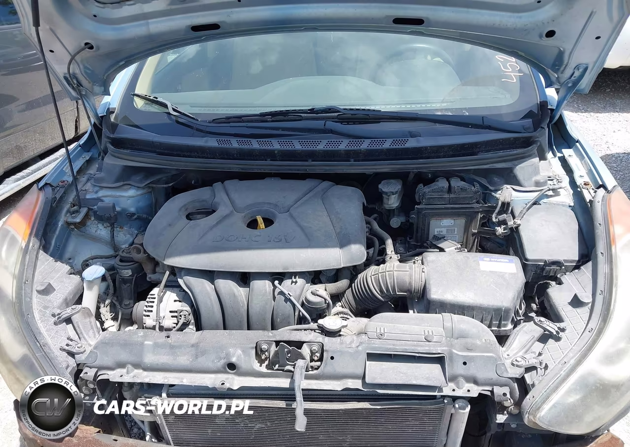 2013 Hyundai Elantra Gls VIN:KMHDH4AE0DU535626 - 10