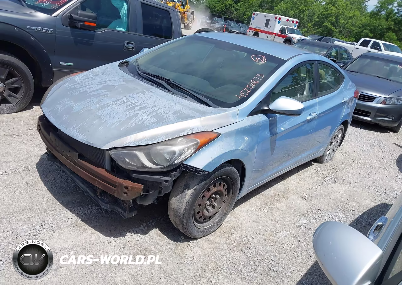 2013 Hyundai Elantra Gls VIN:KMHDH4AE0DU535626 - 2
