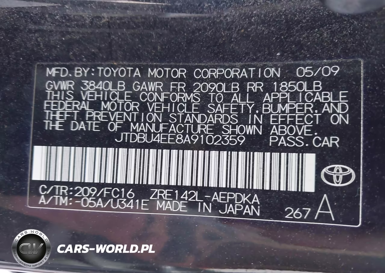 2010 Toyota Corolla Le VIN:JTDBU4EE8A9102359 - 9
