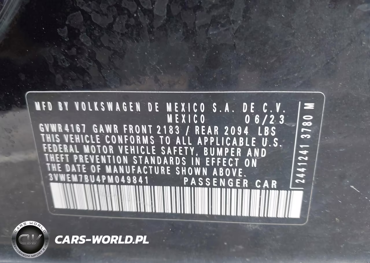 2023 Volkswagen Jetta 1.5T Se VIN:3VWEM7BU4PM049841 - 9