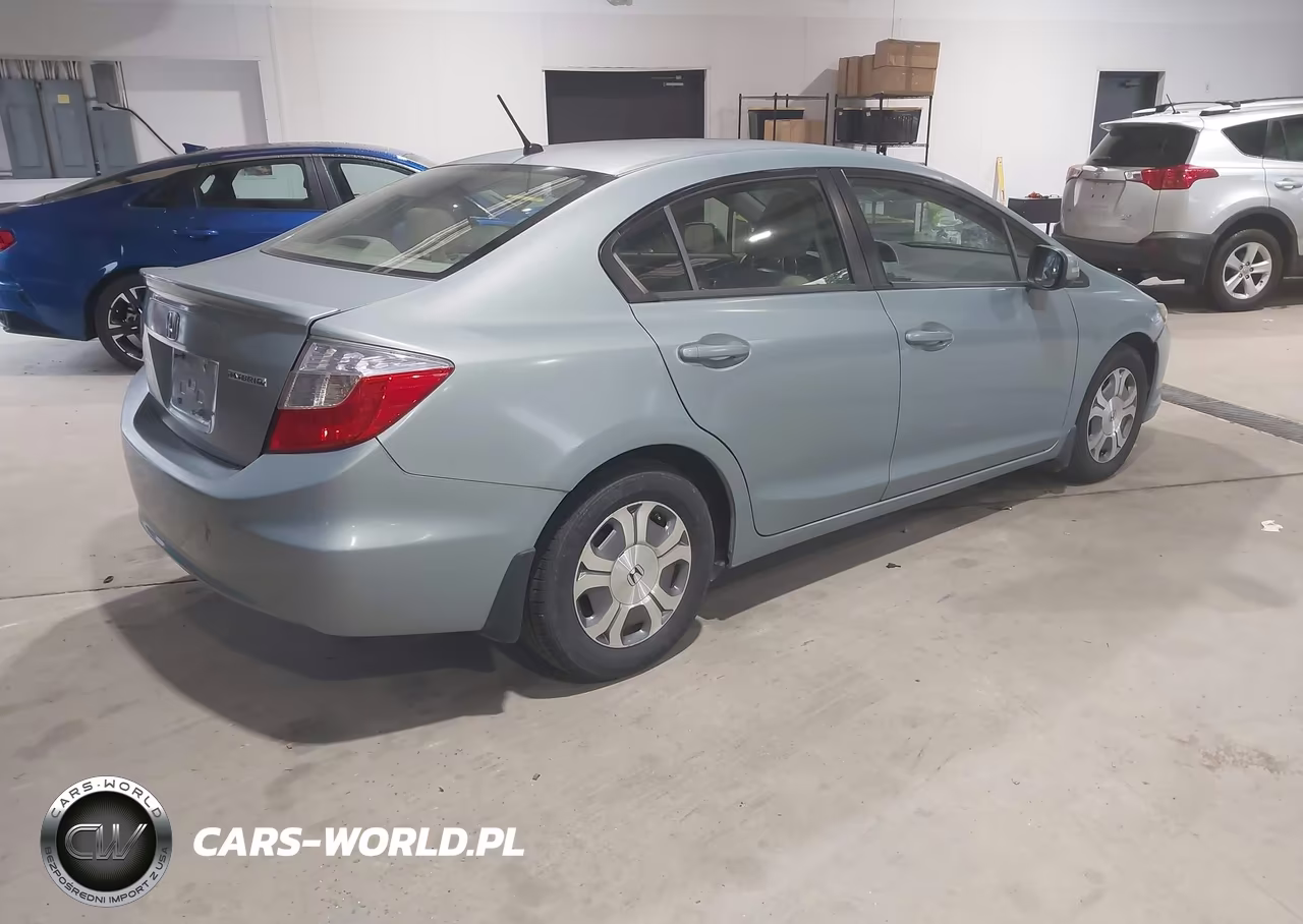 2012 Honda Civic Hybrid VIN:JHMFB4F38CS010389 - 4
