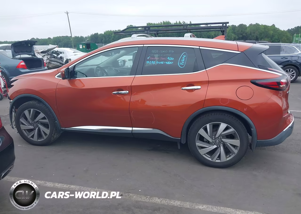 2020 Nissan Murano Sl Fwd VIN:5N1AZ2CJ6LN121595 - 15