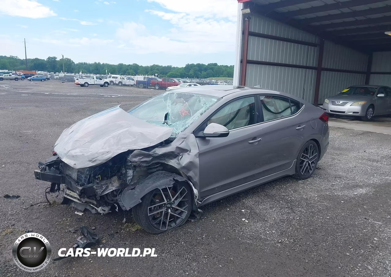 2020 Hyundai Elantra Sport VIN:KMHD04LBXLU084441 - 2