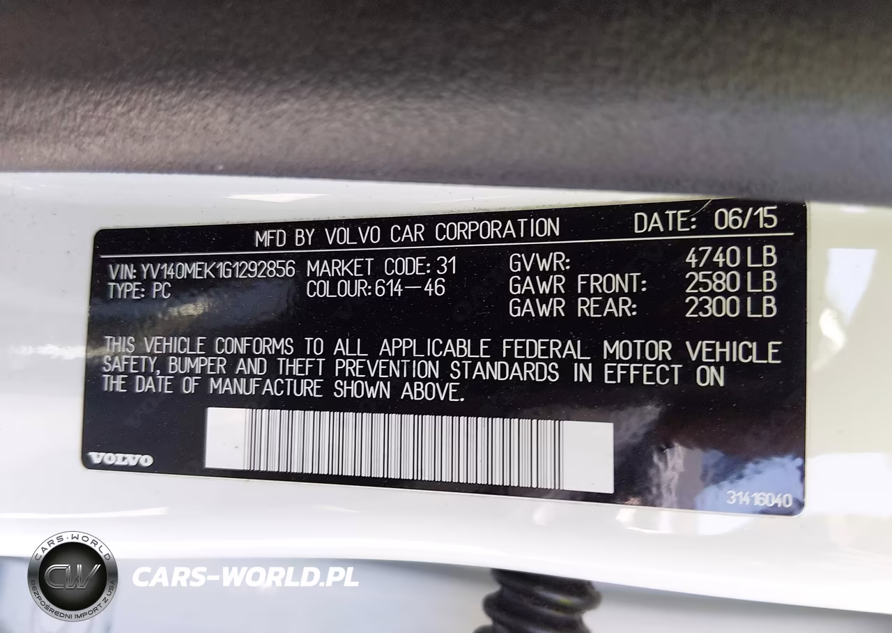 2016 Volvo V60 T5 Drive-E Premier VIN:YV140MEK1G1292856 - 9
