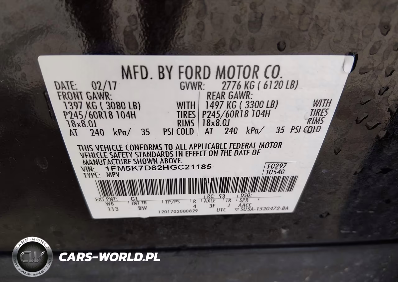 2017 Ford Explorer Xlt VIN:1FM5K7D82HGC21185 - 9