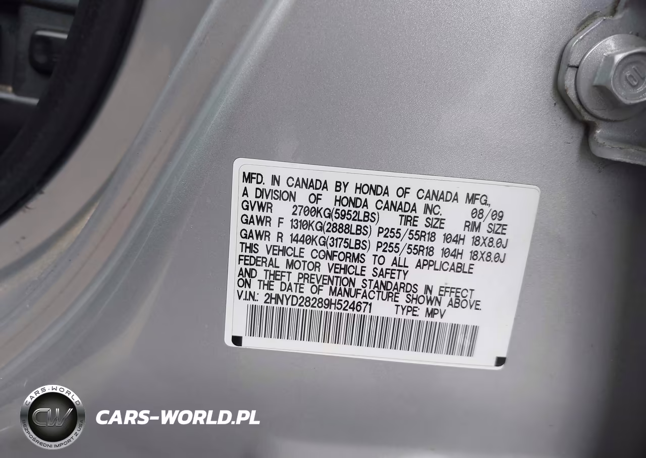 2009 Acura Mdx VIN:2HNYD28289H524671 - 9