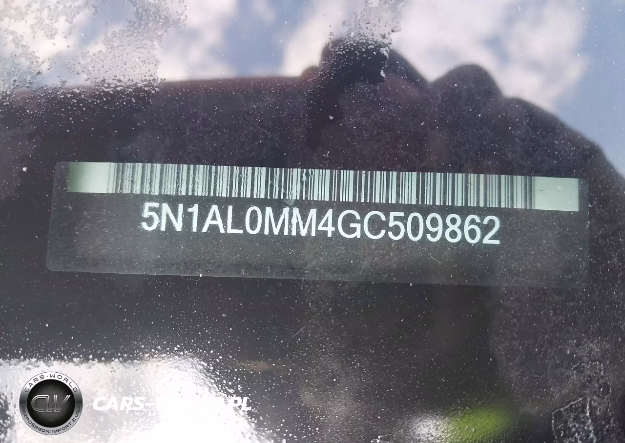 2016 Infiniti Qx60 VIN:5N1AL0MM4GC509862 - 9