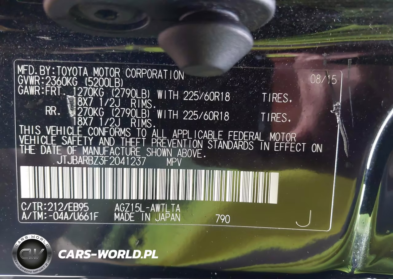 2015 Lexus Nx 200T F Sport VIN:JTJBARBZ3F2041237 - 9