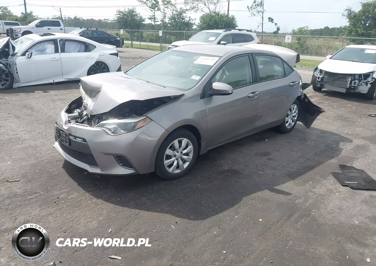 2015 Toyota Corolla Le VIN:2T1BURHE3FC360153 - 2