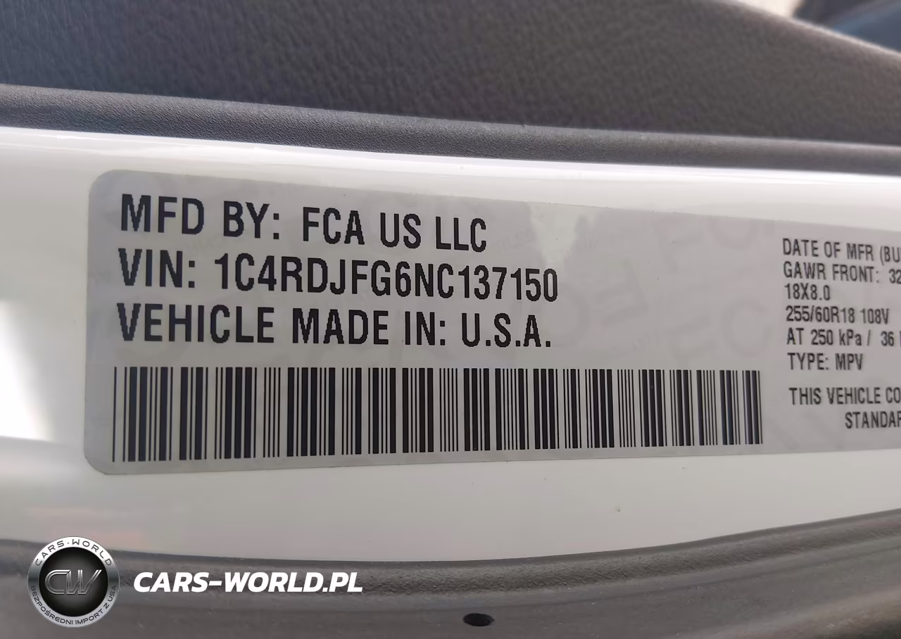 2022 Dodge Durango Pursuit Awd VIN:1C4RDJFG6NC137150 - 9