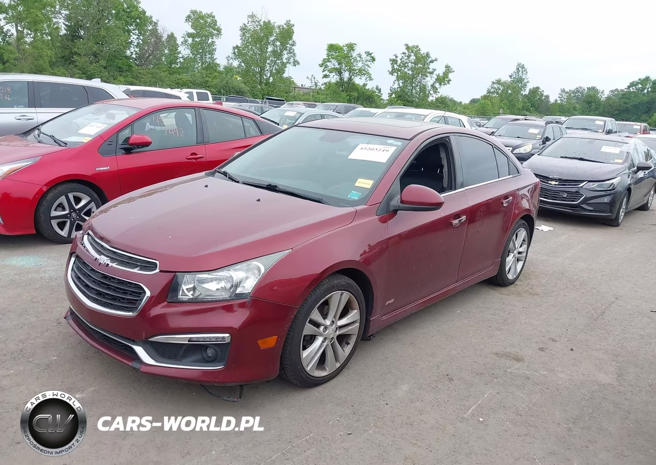 2015 Chevrolet Cruze Lt VIN:1G1PE5SB6F7203320 - 2