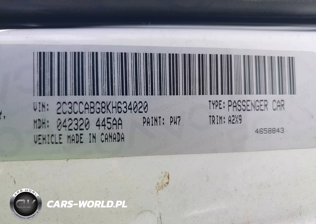 2019 Chrysler 300 300S VIN:2C3CCABG8KH634020 - 9