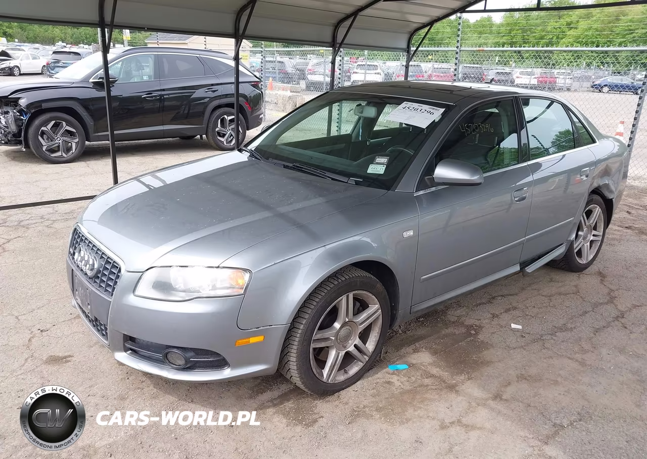 2008 Audi A4 2.0T VIN:WAUDF78E78A057274 - 2