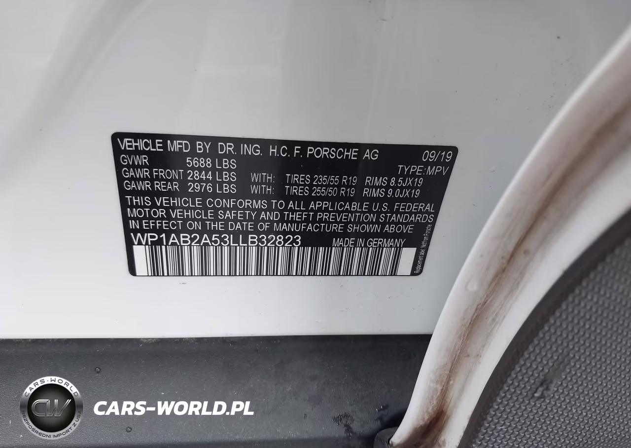 2020 Porsche Macan S VIN:WP1AB2A53LLB32823 - 9