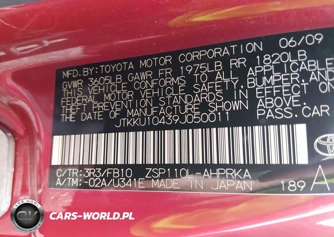 2009 Scion Xd VIN:JTKKU10439J050011 - 9