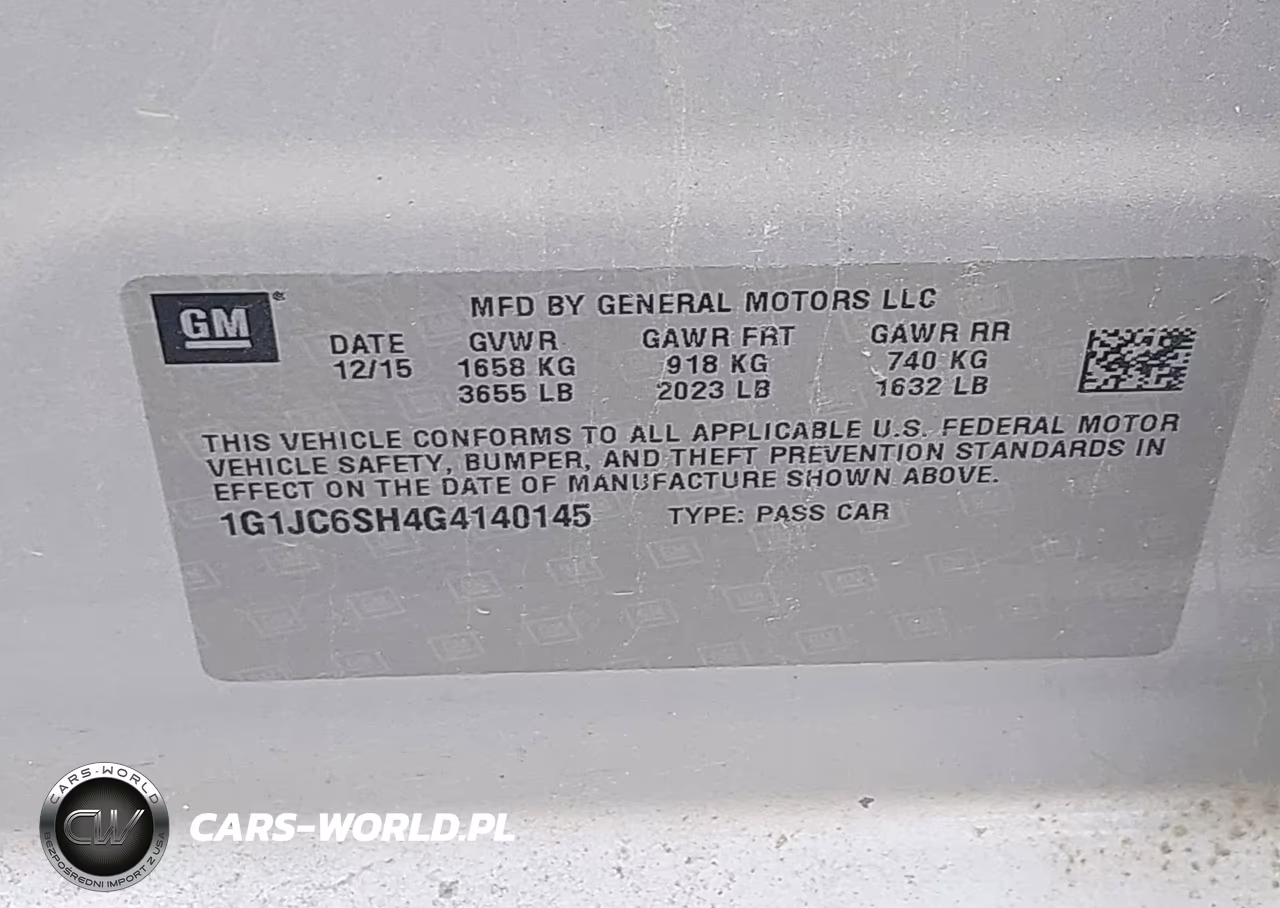 2016 Chevrolet Sonic Lt Auto VIN:1G1JC6SH4G4140145 - 9