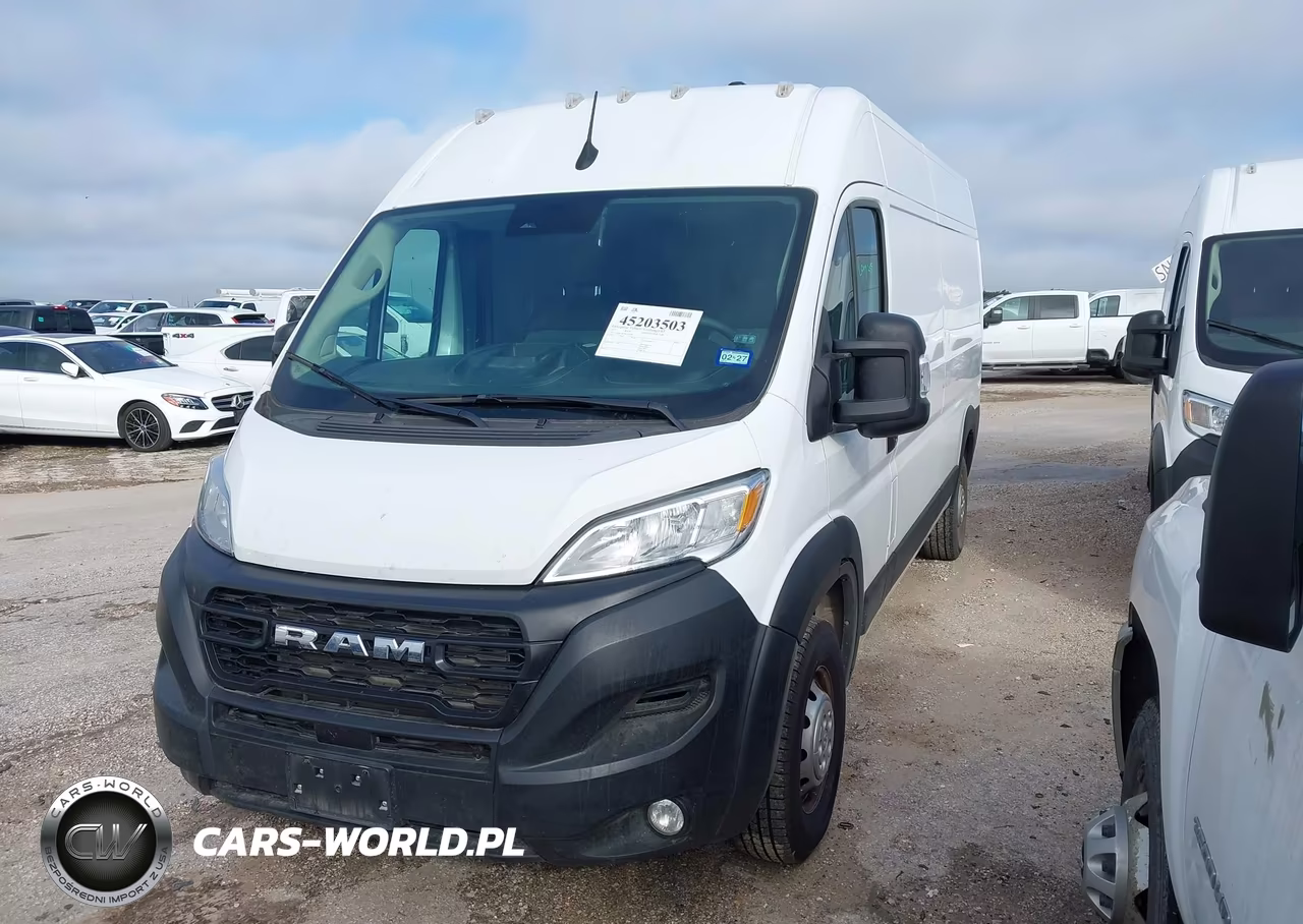 2025 Ram Promaster 3500 Tradesman High Roof 159 Wb W-Pass Seat VIN:3C6MRVHG9SE546299 - 2