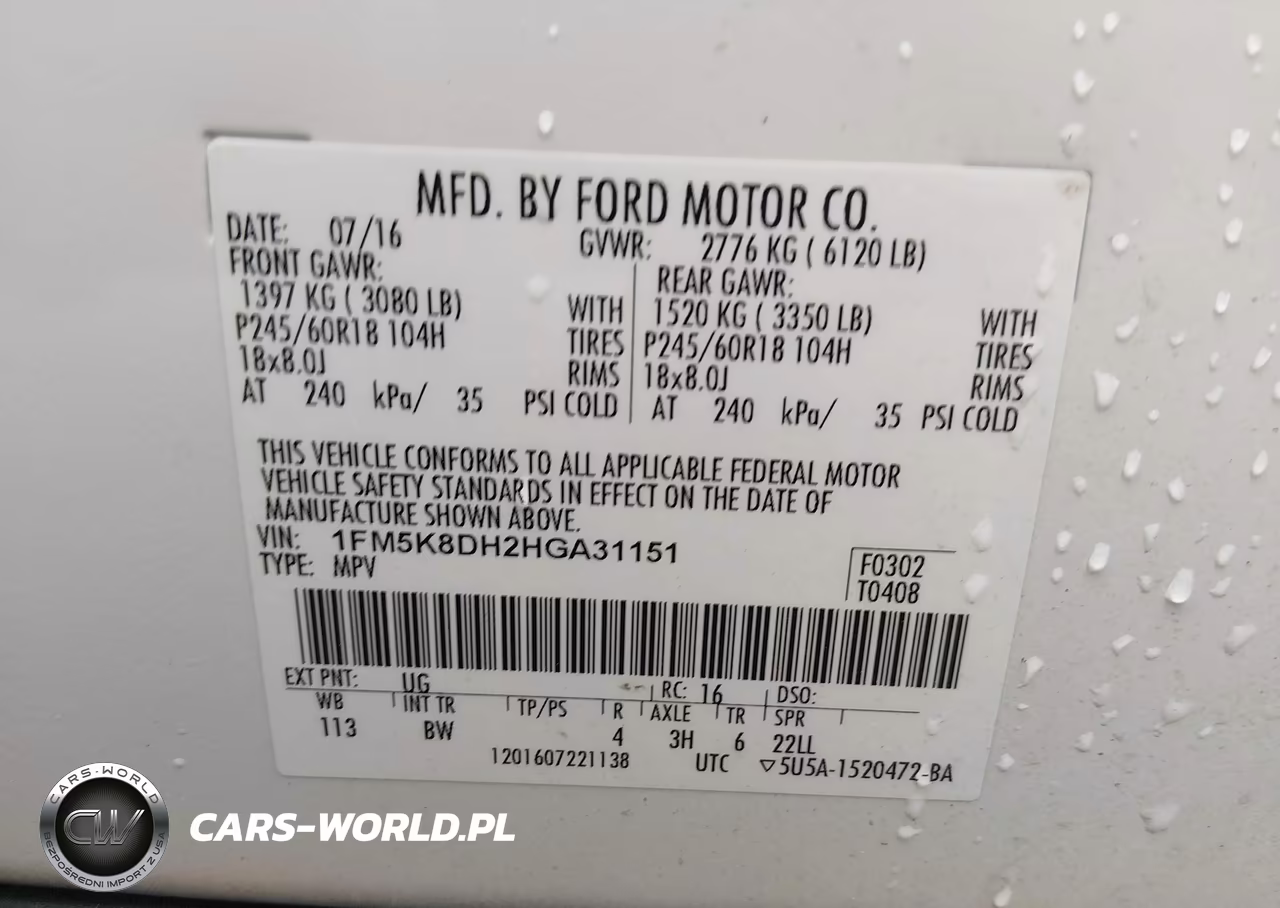 2017 Ford Explorer Xlt VIN:1FM5K8DH2HGA31151 - 9