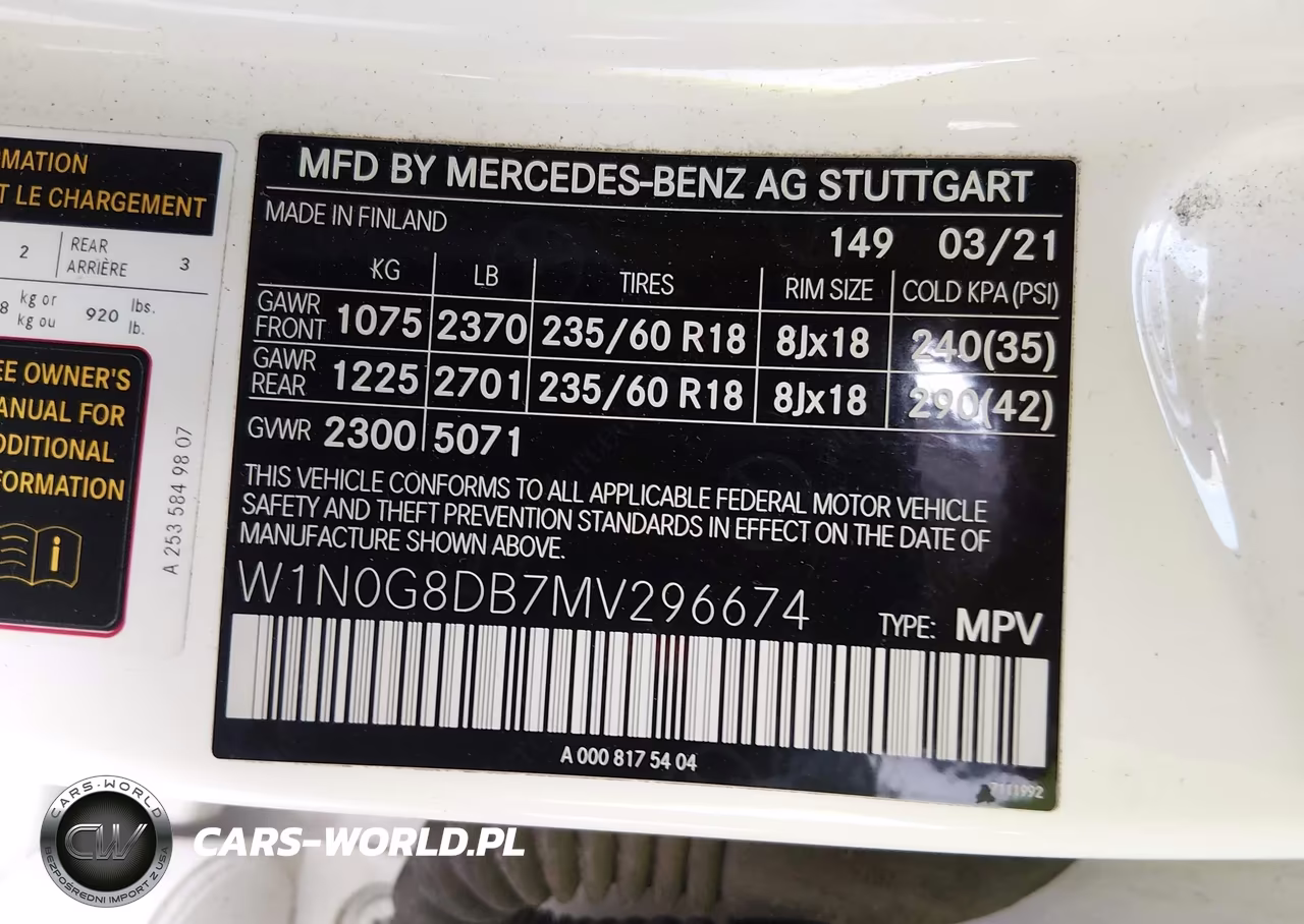 2021 Mercedes-Benz Glc 300 Suv VIN:W1N0G8DB7MV296674 - 9