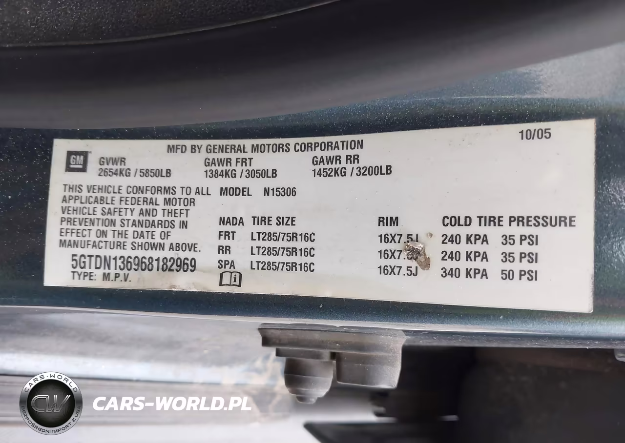 2006 Hummer H3 Suv VIN:5GTDN136968182969 - 9