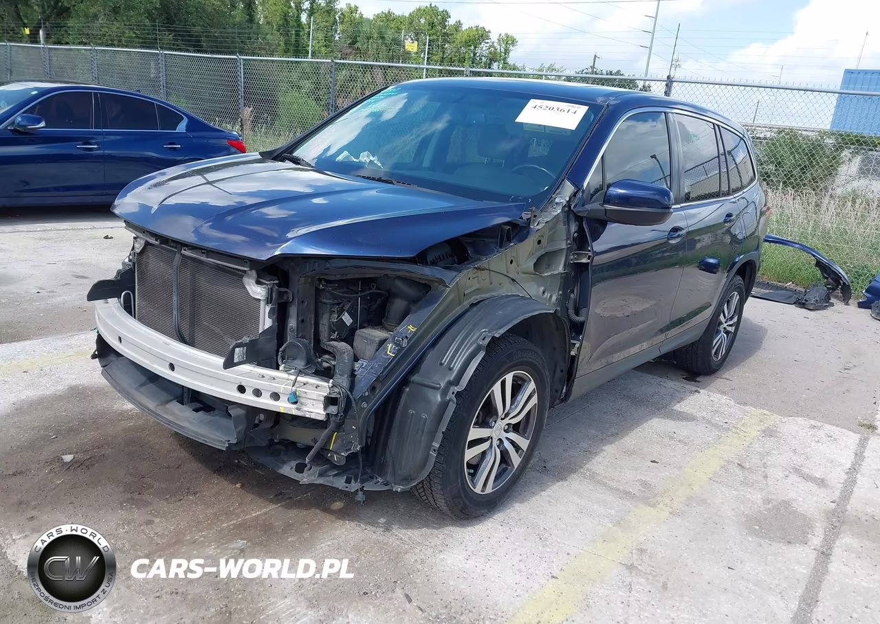 2017 Honda Pilot Ex-L VIN:5FNYF6H55HB087928 - 2