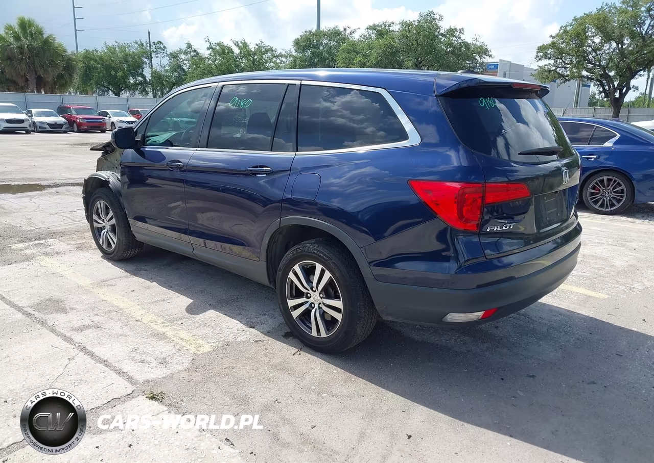 2017 Honda Pilot Ex-L VIN:5FNYF6H55HB087928 - 3