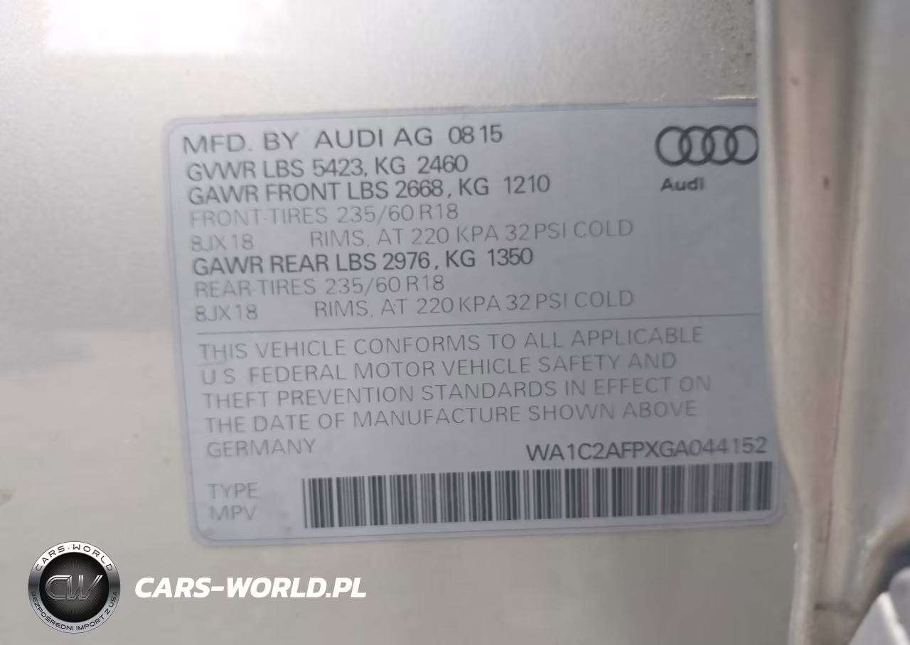 2016 Audi Q5 2.0T Premium VIN:WA1C2AFPXGA044152 - 9