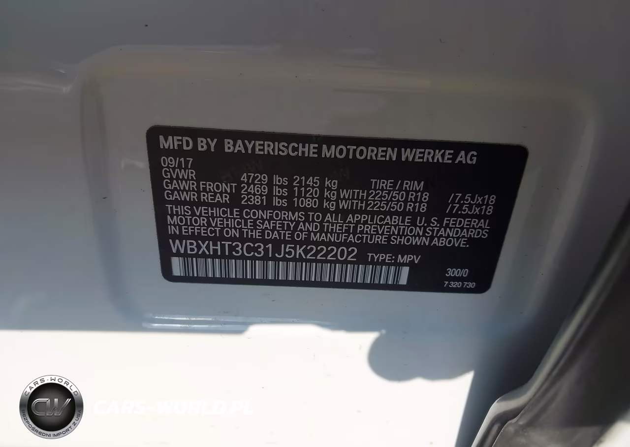 2018 BMW X1 xDrive28I VIN:WBXHT3C31J5K22202 - 9