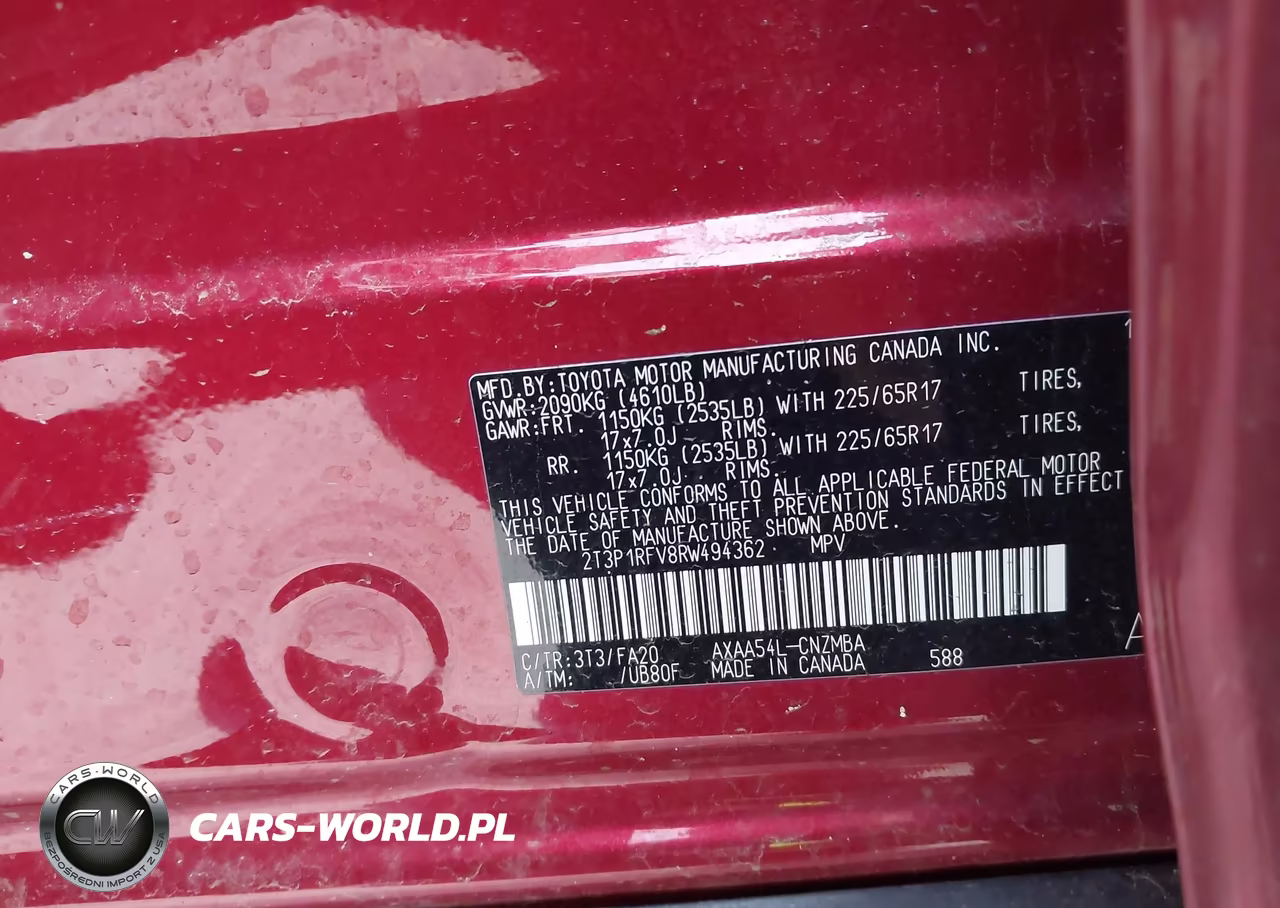 2024 Toyota Rav4 Xle VIN:2T3P1RFV8RW494362 - 9
