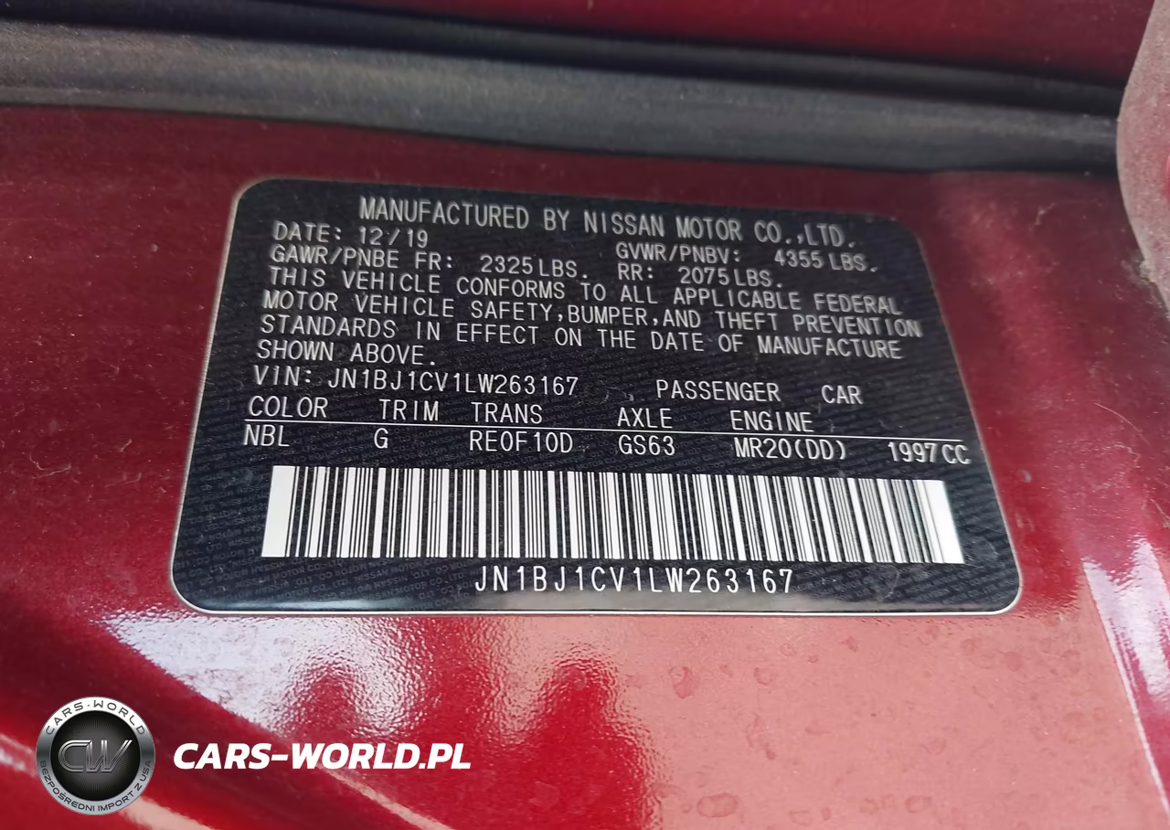 2020 Nissan Rogue Sport S Fwd Xtronic Cvt VIN:JN1BJ1CV1LW263167 - 9