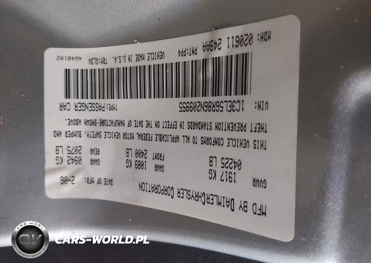 2006 Chrysler Sebring Touring VIN:1C3EL56R86N209955 - 9